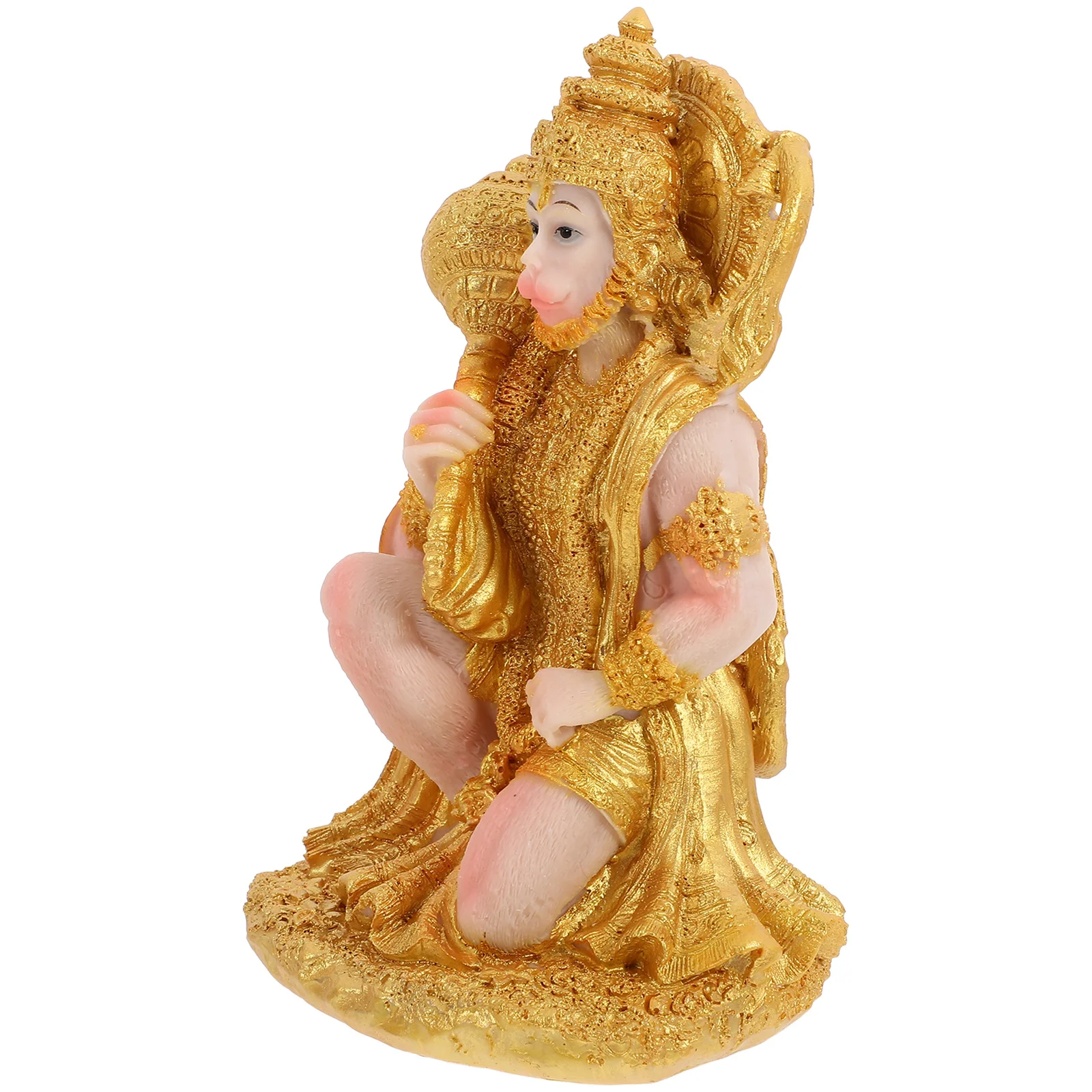 

Resin Hanuman Statue Desktop Decoration Retro Sculpture Temple Ornament Resin