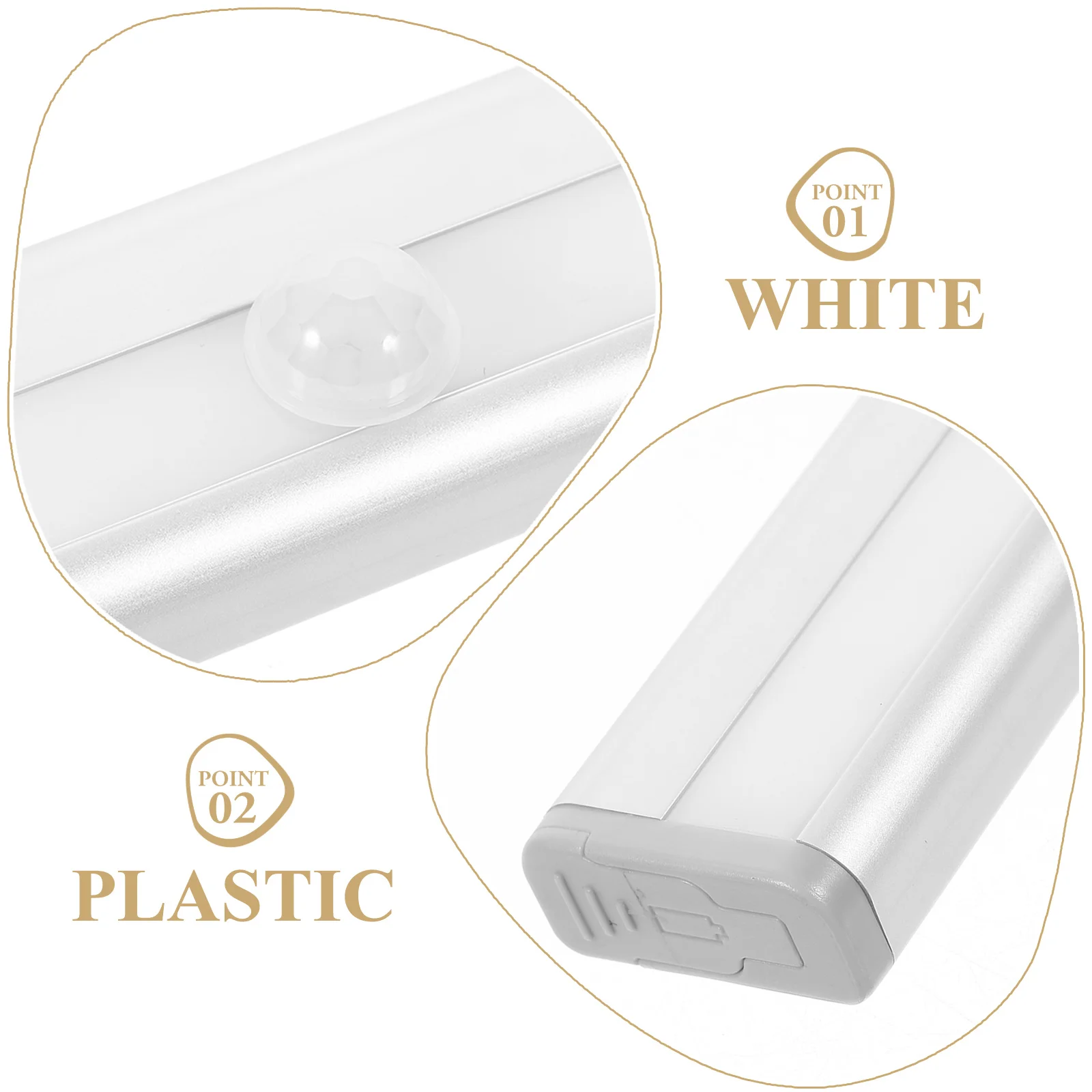 

Wireless Motion Sensor Closet Strip Led Corridor Powered Cabinet Lamp Auto On Off For Wardrobe Kitchen Bathroom White