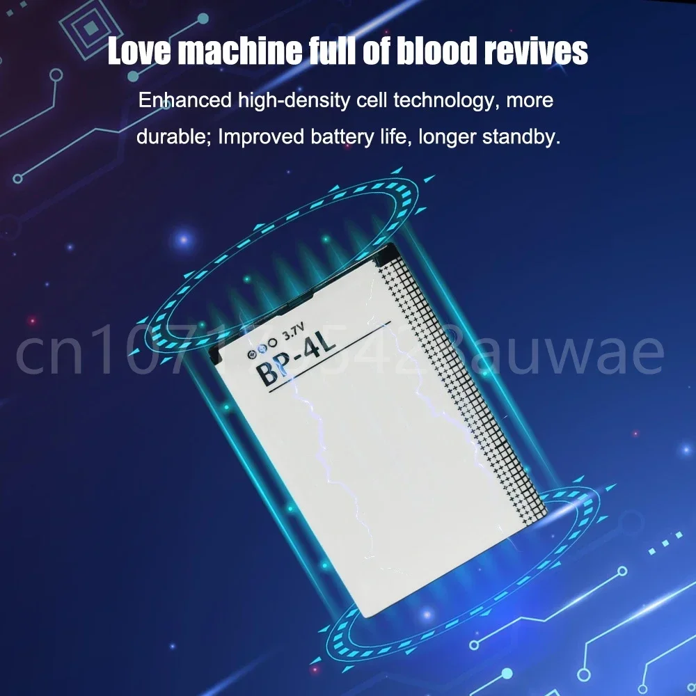 노키아 N97i E71 E71x E73 E90 E90i N810 6790 서지 추적 번호 포함 BP-4L 배터리, 3.7V 1500mAh, BP4L BP 4L