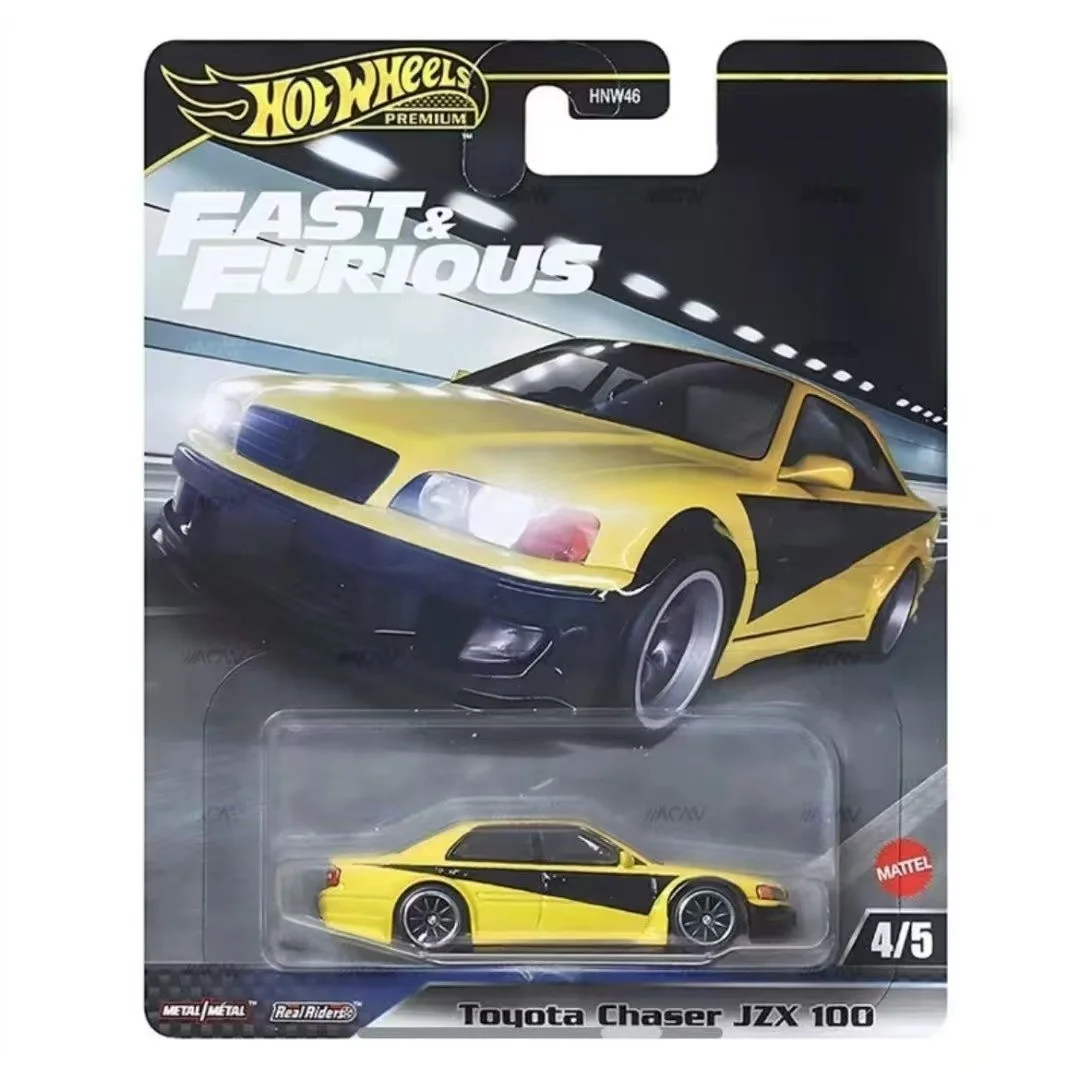 Mattel Hot Wheels 2025 nouveau modèle haute vitesse série rapide et furieuse modèle de voiture en alliage Honda Civic Porsche 911Rs Tpypta Chaser modèle statique cadeau de voiture pour enfants 1/64 Lamborghini cadeau en alliage Miniature