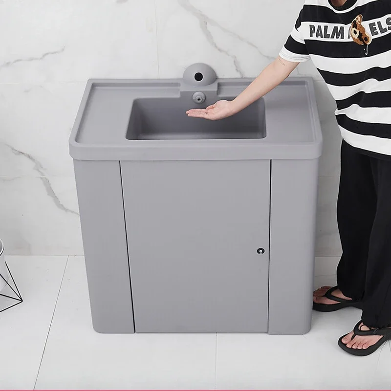 

Prison detention center talk room silicone soft bag wash basin anti-collision bathroom cabinet lien room washbasin washbasin was