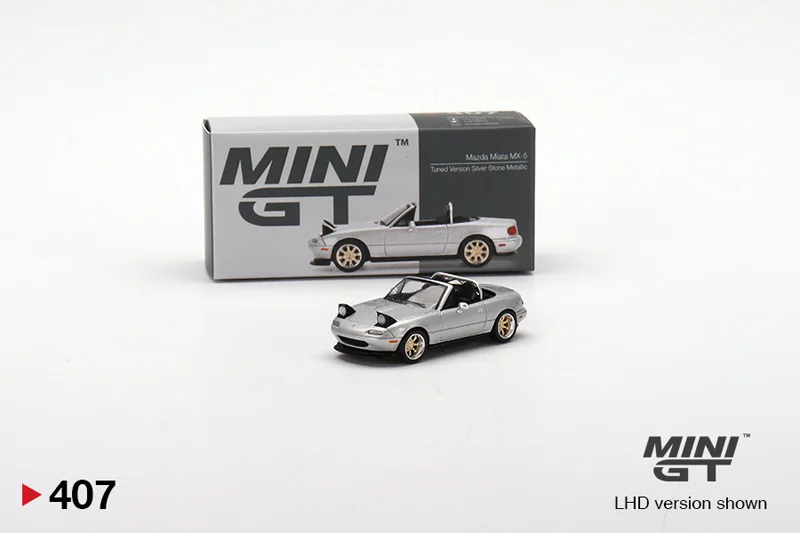 MINI GT 1:64 Mazda Miata MX-5 NA #407 Simulation alloy car model gift ornaments