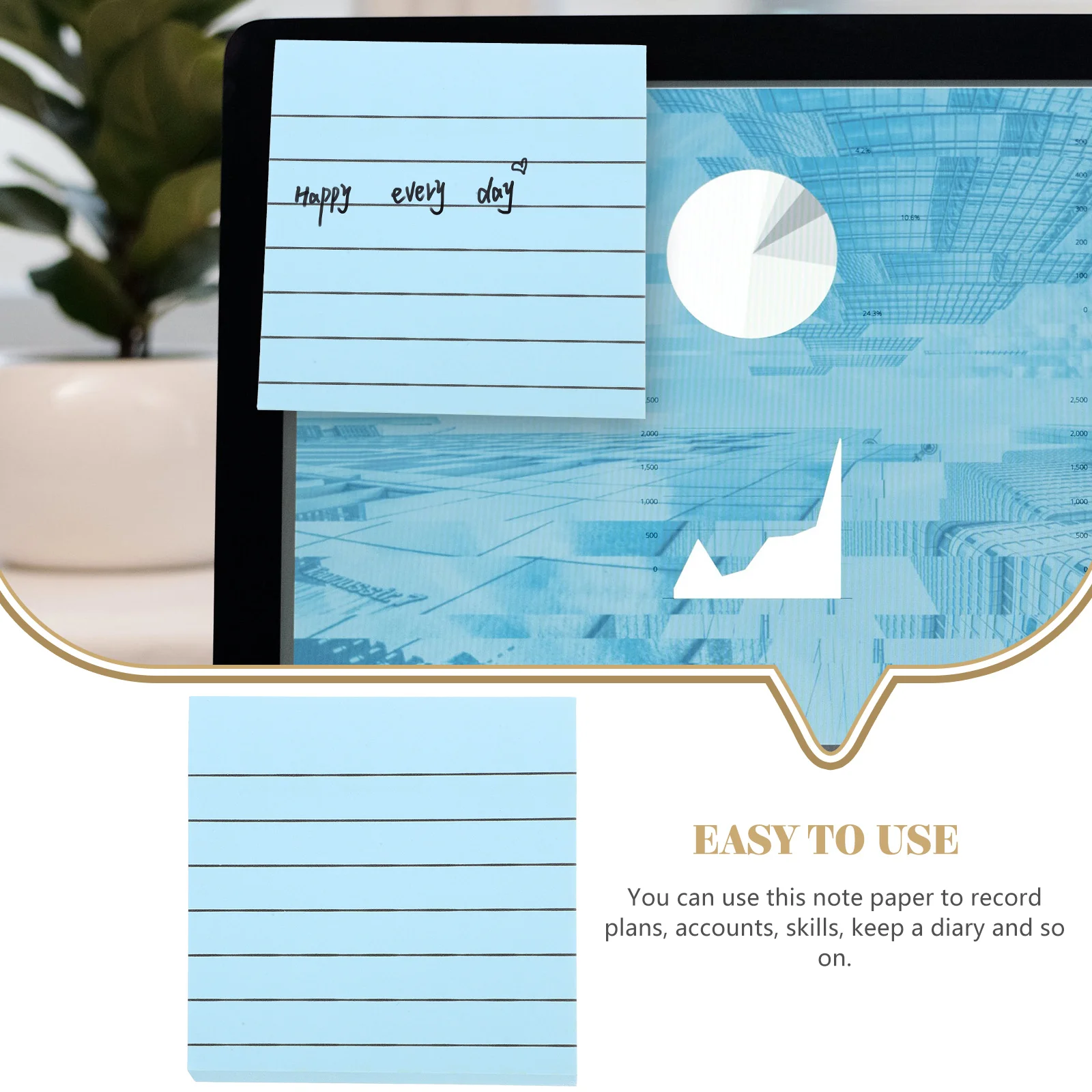 

20 Pcs Memo Pads Portable Writing Paper Adhesive Small Notebook Students Office Supplies Thick Paper Blank Notepad