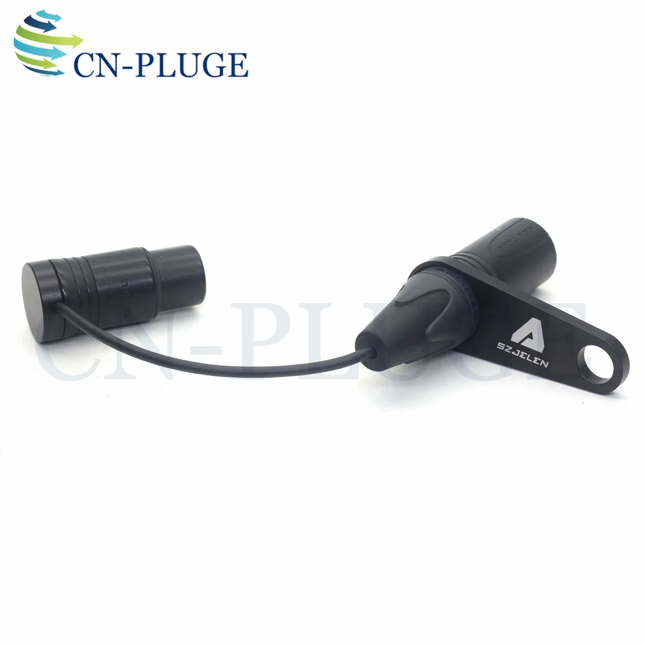 All Black Metal Snaps Environmental Record QAT-ECO XLR Connector Bracket for Boompoles 1PCS