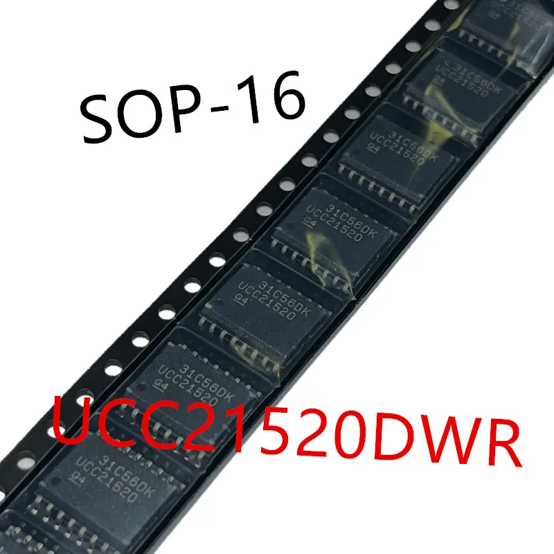 10 Stück UCC21520DWR, UCC21540DWR, UCC21520ADWR, UCC21540ADWR Neuer Gate-Treiberchip UCC21520, UCC21540, UCC21520A, UCC21540A