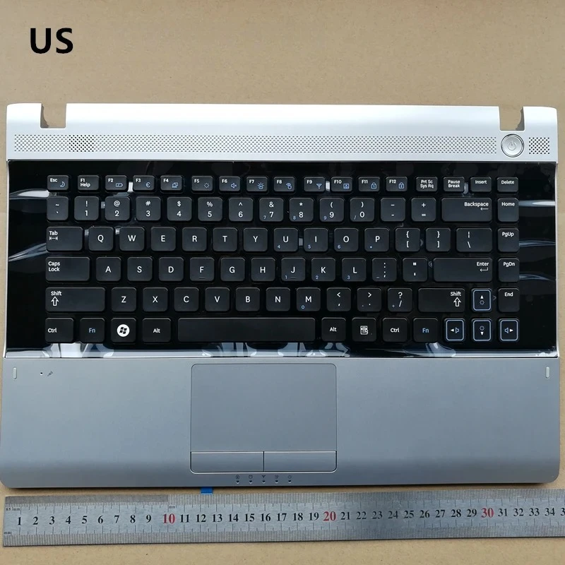 Brazil /US layout new laptop palmrest with keyboard  for Samsung  RV409 RV411 RV413 RV415 RV420 E3420 E3415