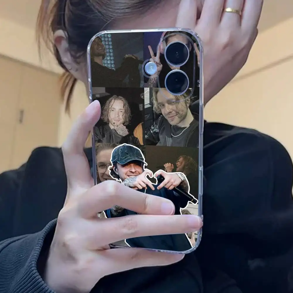 Egor Kreed Rapper Clear Silicone Soft Phone Case For iPhone 11 12 13 14 15 16 Mini 17 Pro Max TPU Phone Case
