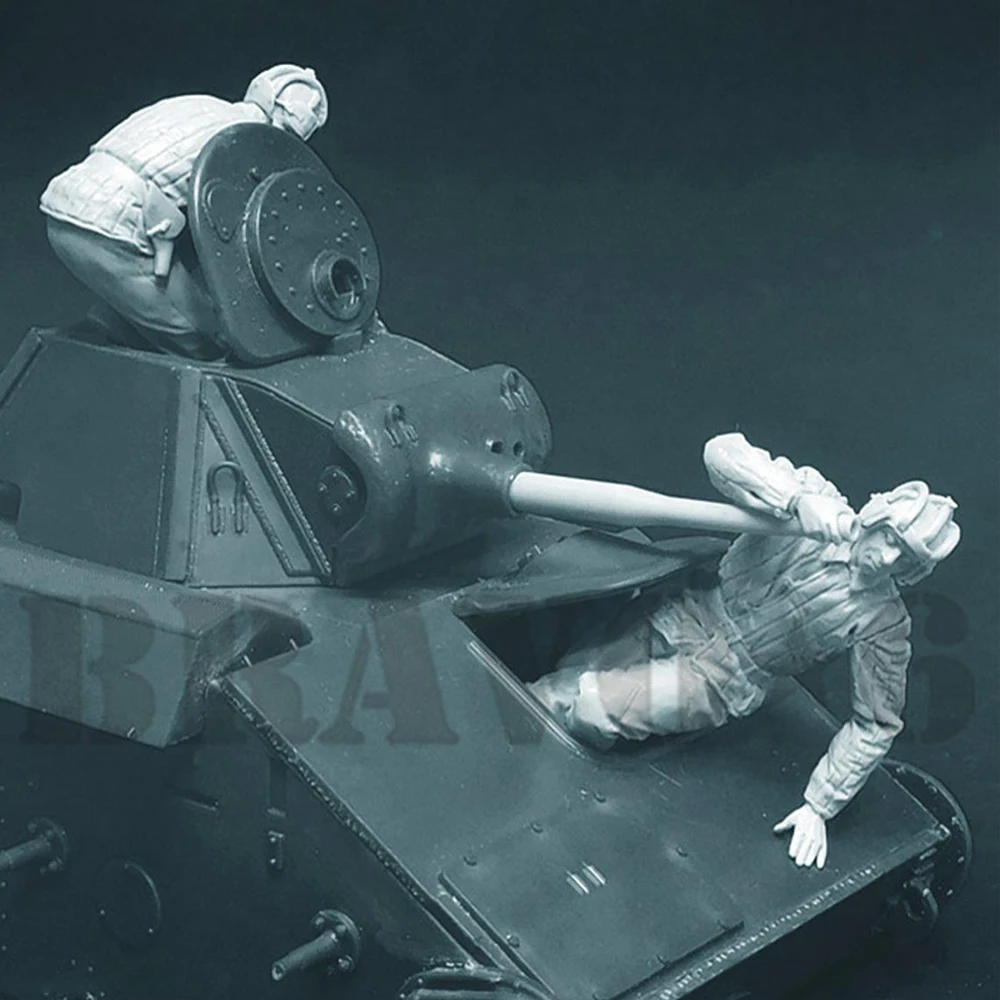 

Наборы фигурок из смолы 1/35, GK, два человека, военная тема, в разобранном виде и неокрашенном виде, 132RCL