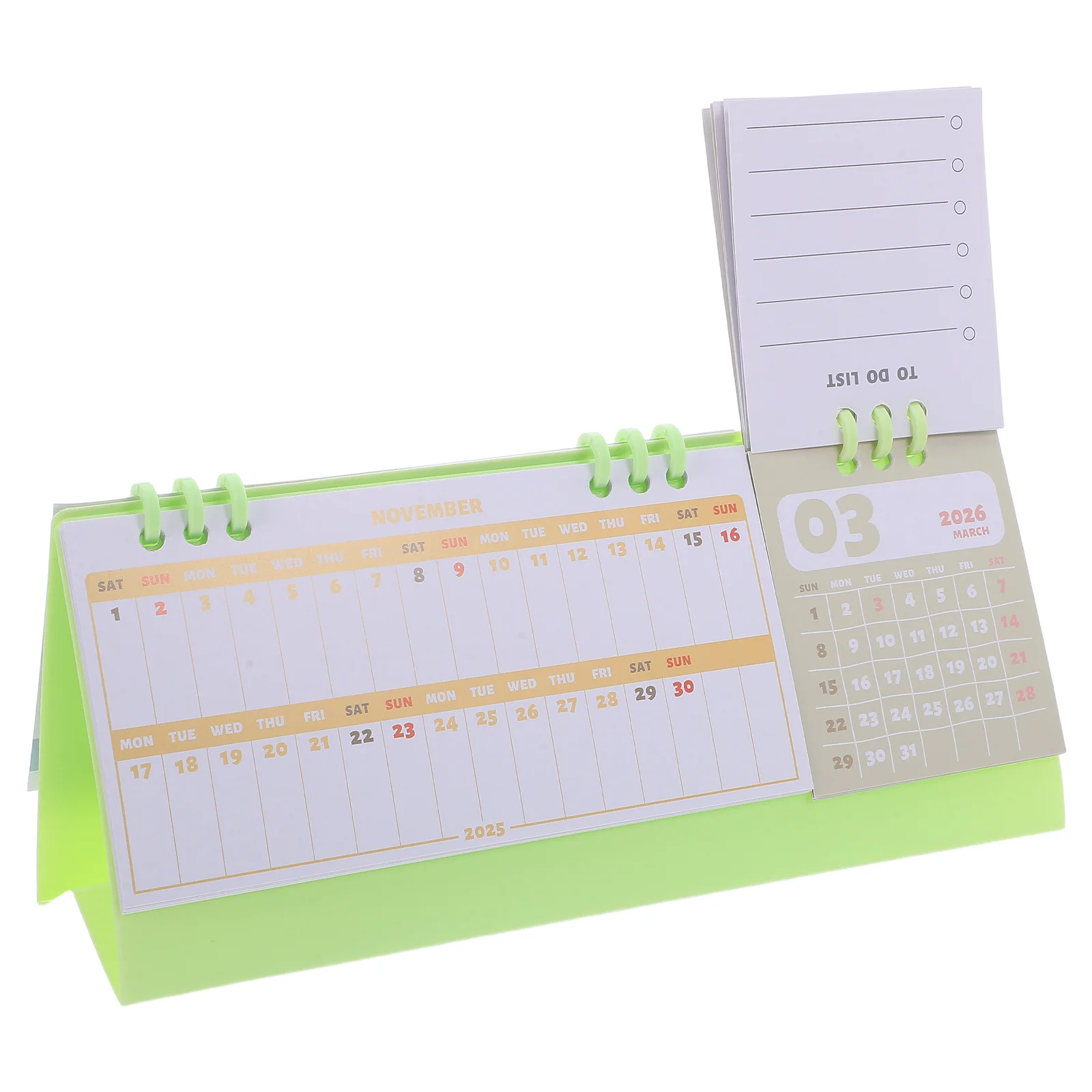 

Mini Desktop Calendar 2026 Minimalist Standing Flip Design Compact Monthly Planner for Office Home School Use Twin-Wire Binding
