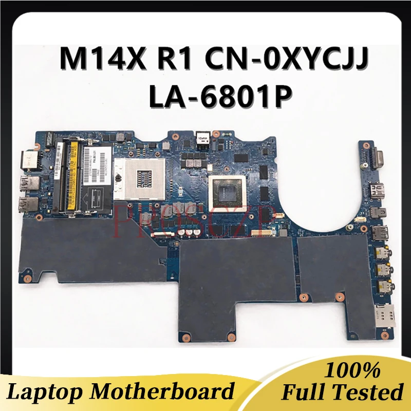 

CN-0XYCJJ 0XYCJJ XYCJJ For DELL M14X R1 M14XR1 LA-6801P Laptop Motherboard N12E-GE-B-A1 DDR3 W/ GT 555M GPU 100% Fully Tested OK