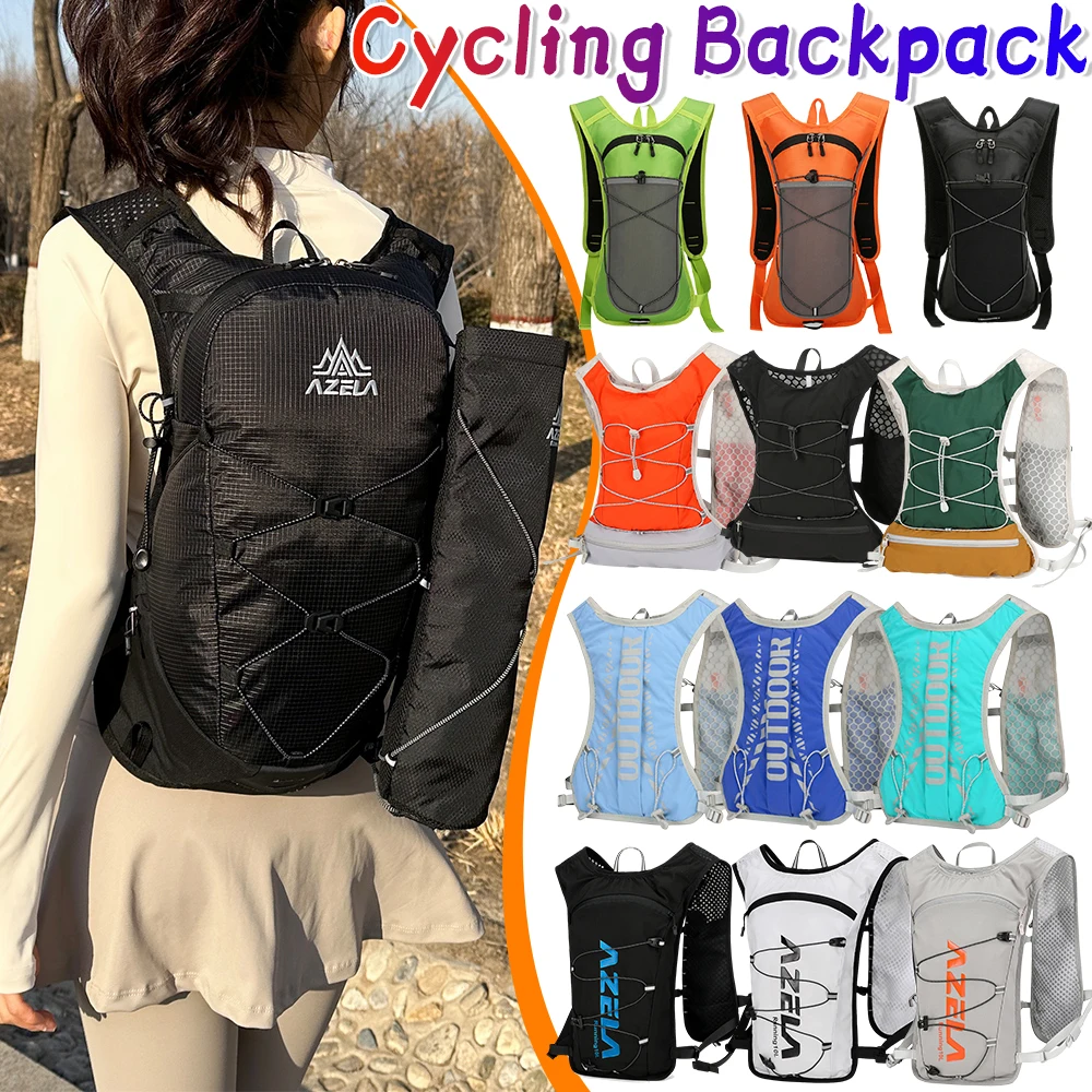 

Cycling Running Hydrating Vest Ultralight Breathable Hydrating Backpack Bicycle Water Bag Outdoor Hiking Marathon Sports Vest