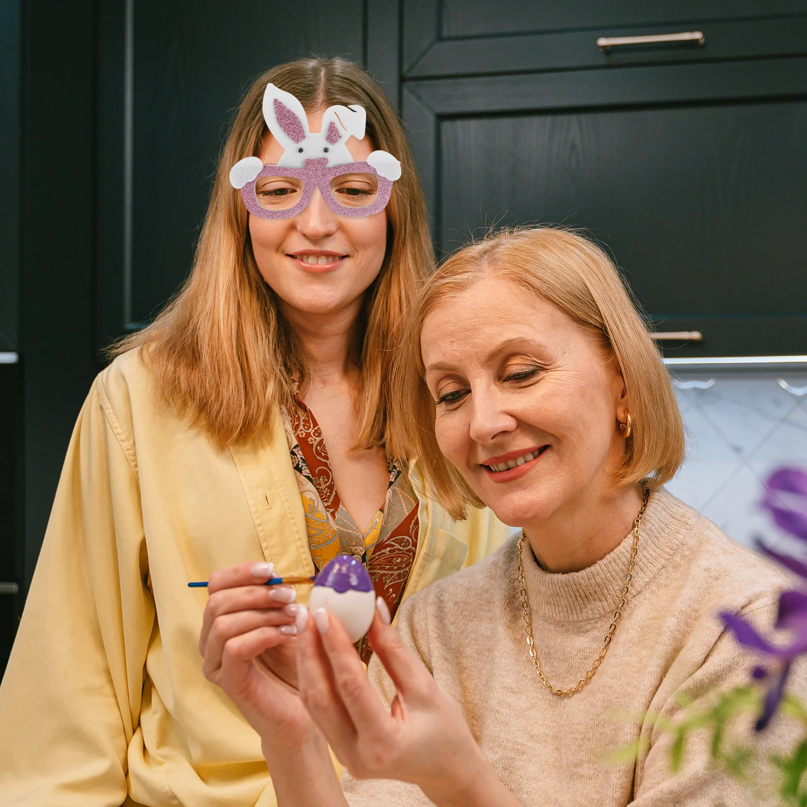 نظارات أرنب عيد الفصح، نظارات أرنب خفيفة الوزن لطيفة للبالغين، إكسسوارات أزياء دعائم الصور للحفلات #2