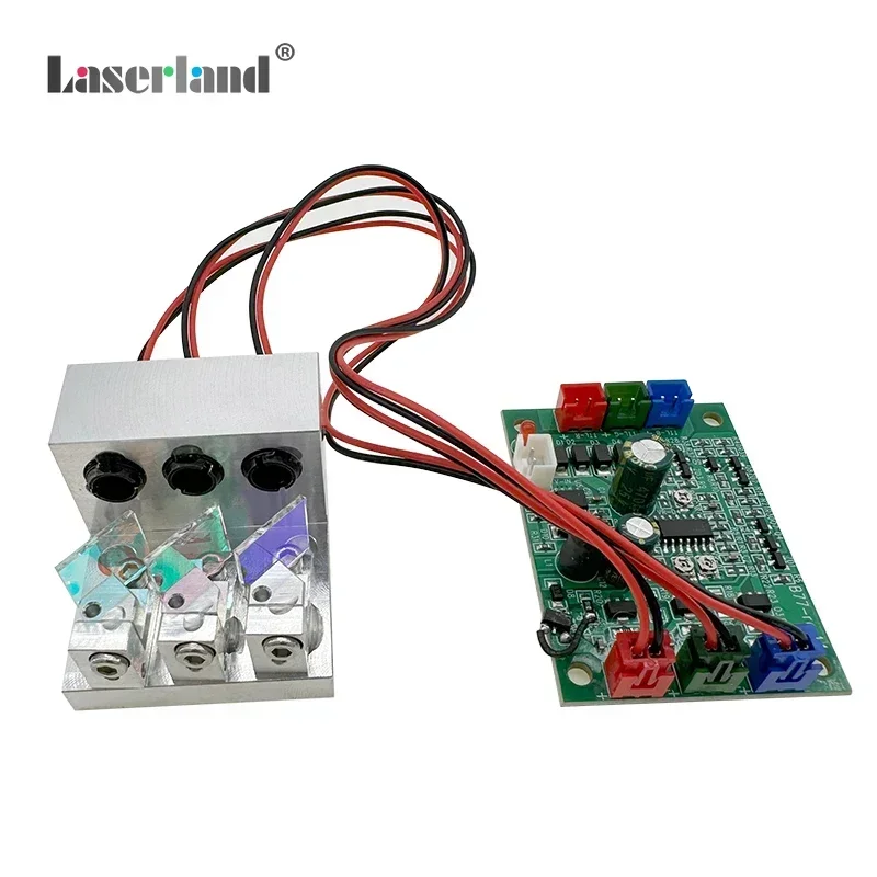 RGB ليزر مدمج 300 ميجاوات أحمر أخضر أزرق وحدة بيضاء صغيرة إضاءة المسرح