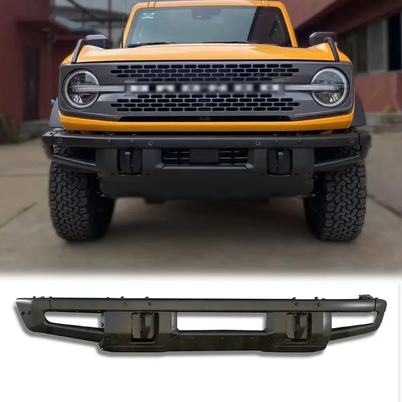 4x4 Accessories Offroad Steel Bar Parts Front Bumper For 2021 2022 Ford Bronco 2 & 4 Door Kit