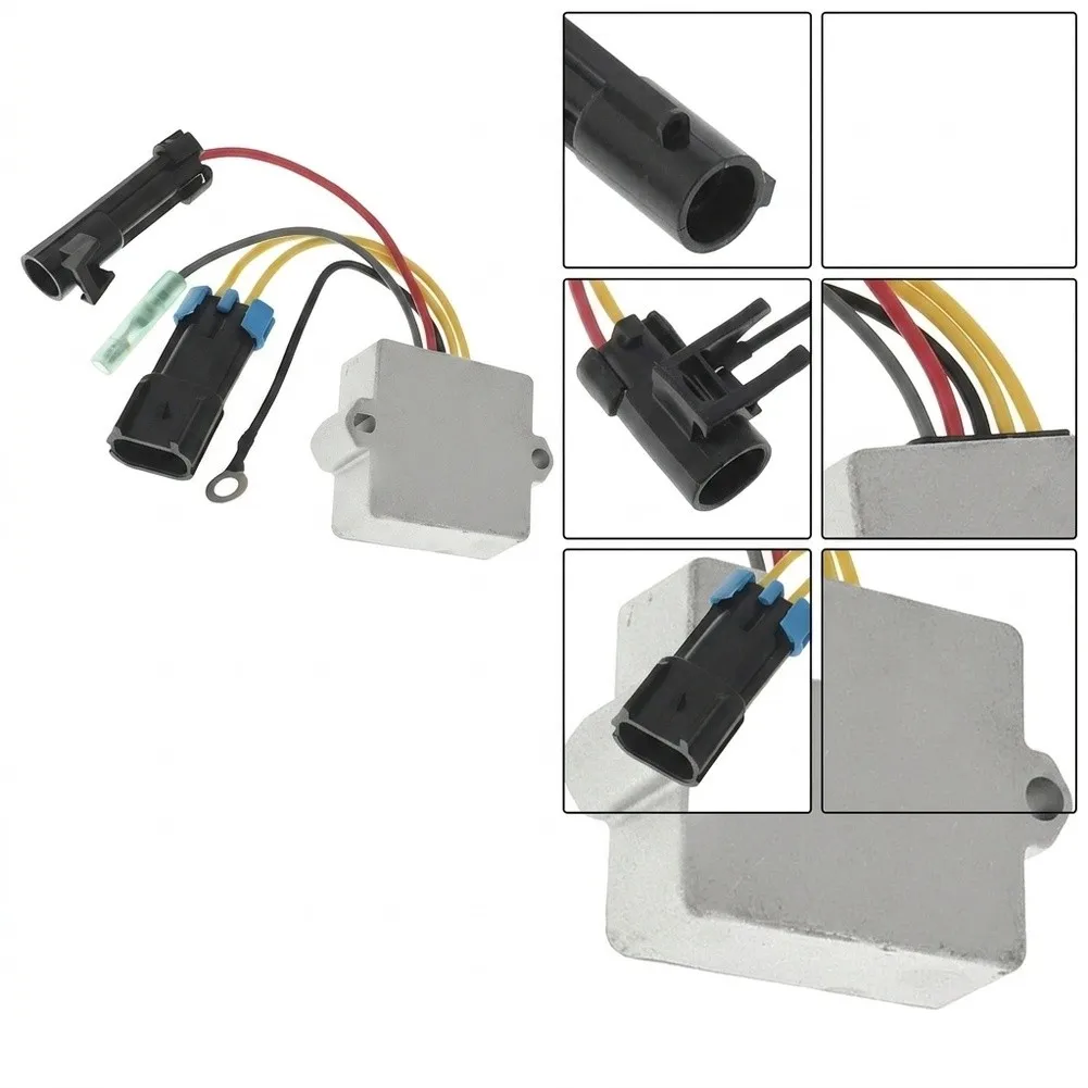 Marine Engine Regulator 5-Wire Voltage Regulator For Harsh Marine Conditions Robust Marine Motor Parts Optimized For 30-60HP