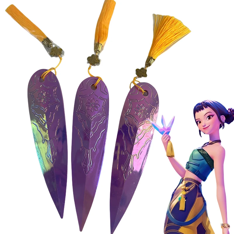 Zoey Kpop Demon Hunters Cosplay Dart Weapons Roleplay Props for Girl Group Idol Halloween Carnival Costume Accessories