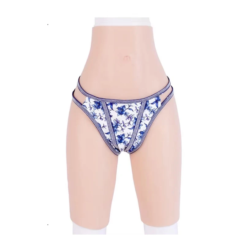Crossdresser Transgender mtf Gay, Sexy Silicone Realistic Fake Vagina Panties Men Hiding Gaff  Silicone Pants Erotic Lingerie