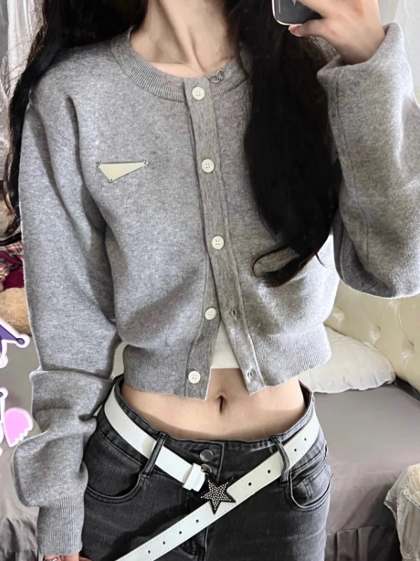 Chique ort gebreid open vest Dames Faion Design Sensation Koreaanse Sle Normale pasvorm Woon-werkverkeer Wind Cold Tone Series