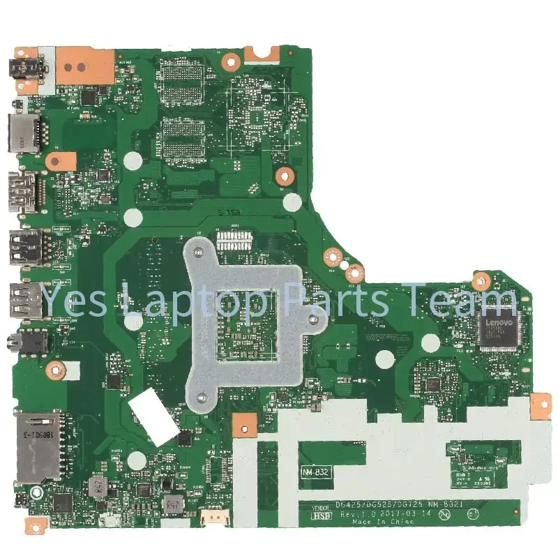 DG425/DG525/DG725 NM-B321 Para Lenovo Ideapad 320-15AST 330-15AST 320-17AST Laptop Mainboard E2 A4 A6 A9 Motherboard Notebook