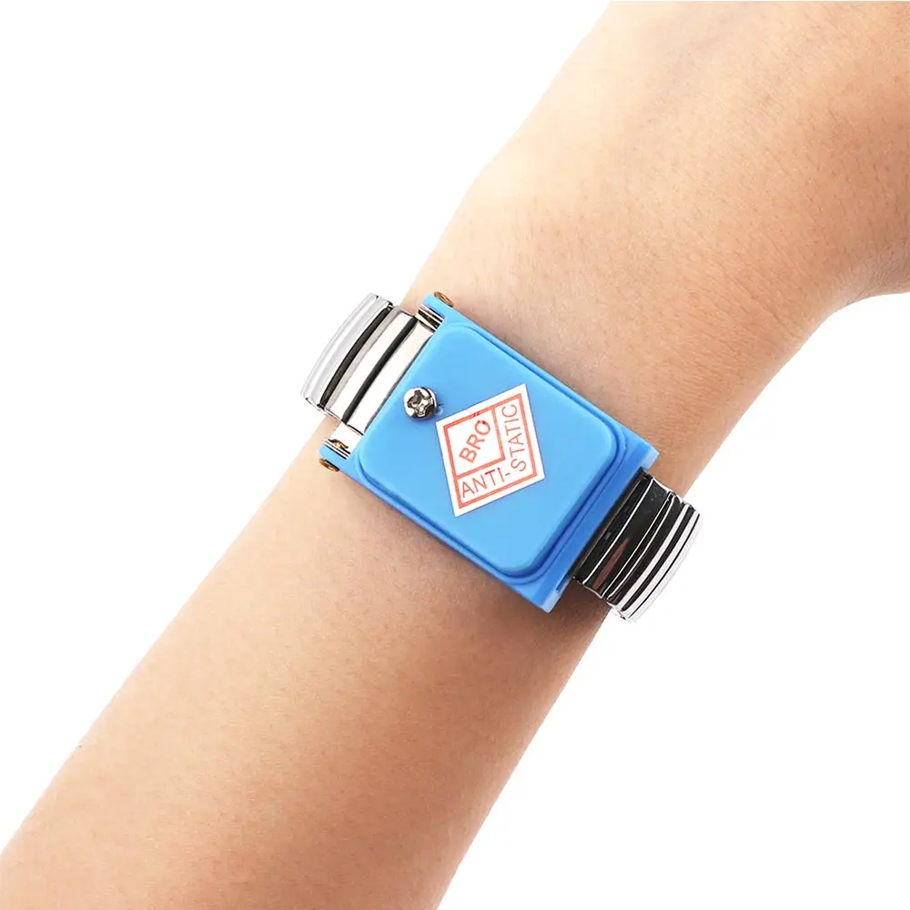 Anti Static Cordless Metal Wrist Strap Wristband Discharge Band, Ground Yourself when Working on Sensitive Electronics