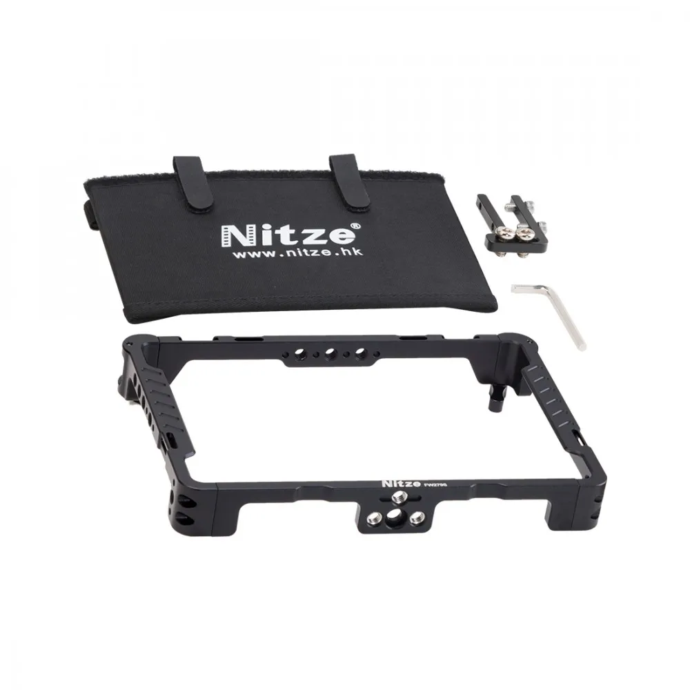 Imagem -03 - Nitze Monitor Cage com Sunhood Cabo Clamp Ultra-brilhante Fw279s Fw279 4k Fw279