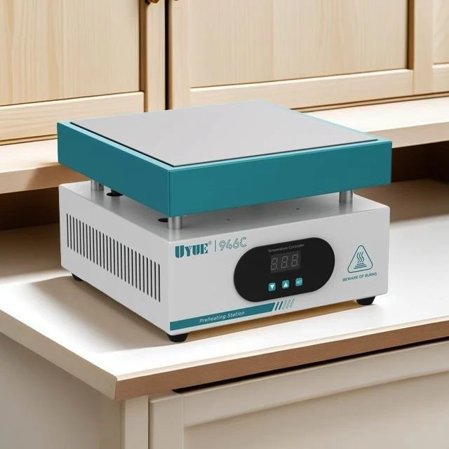 Uyue電子ホットプレート、BGA用予熱ステーション、PCB、SMD、加熱LEDランプ、はんだ除去、110 v、220v、600w、946c、200x200mm