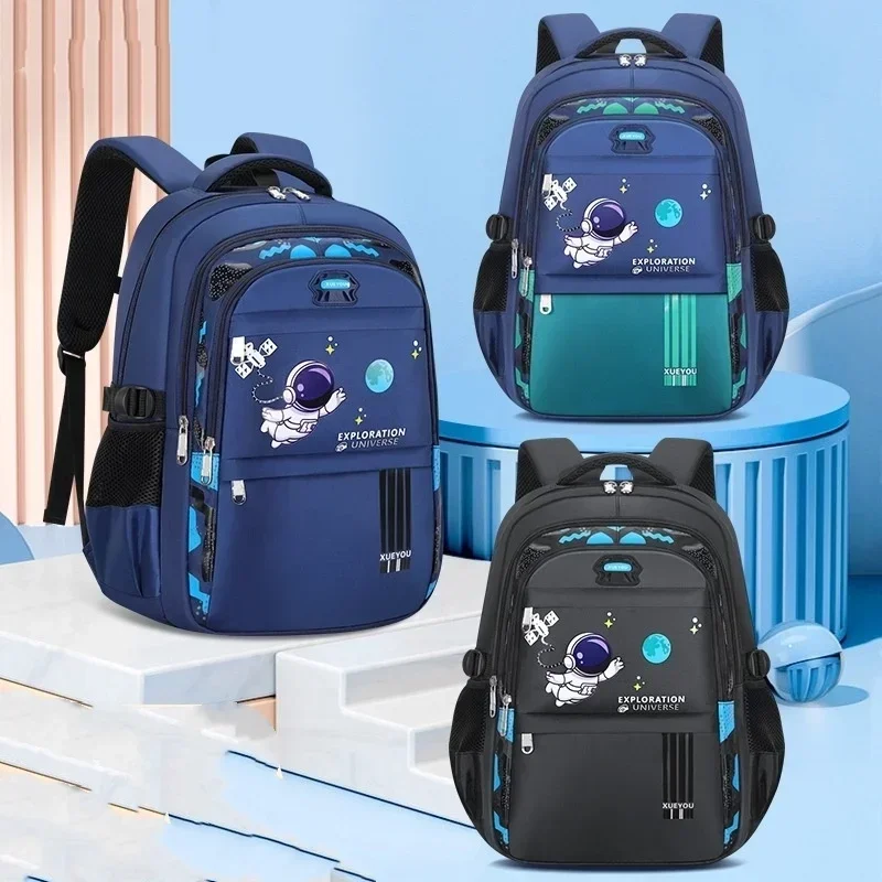 

Astronaut Elementary School Student Oxford Cloth Bag Large Capacity Children's Nylon Backpack Men's Waterproof