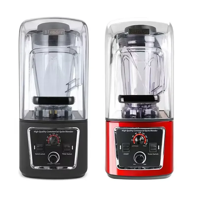 Hot Selling Large Capacity Commercial Smoothie Blender 4L Noiseless Quality Electric Food Processor Blender