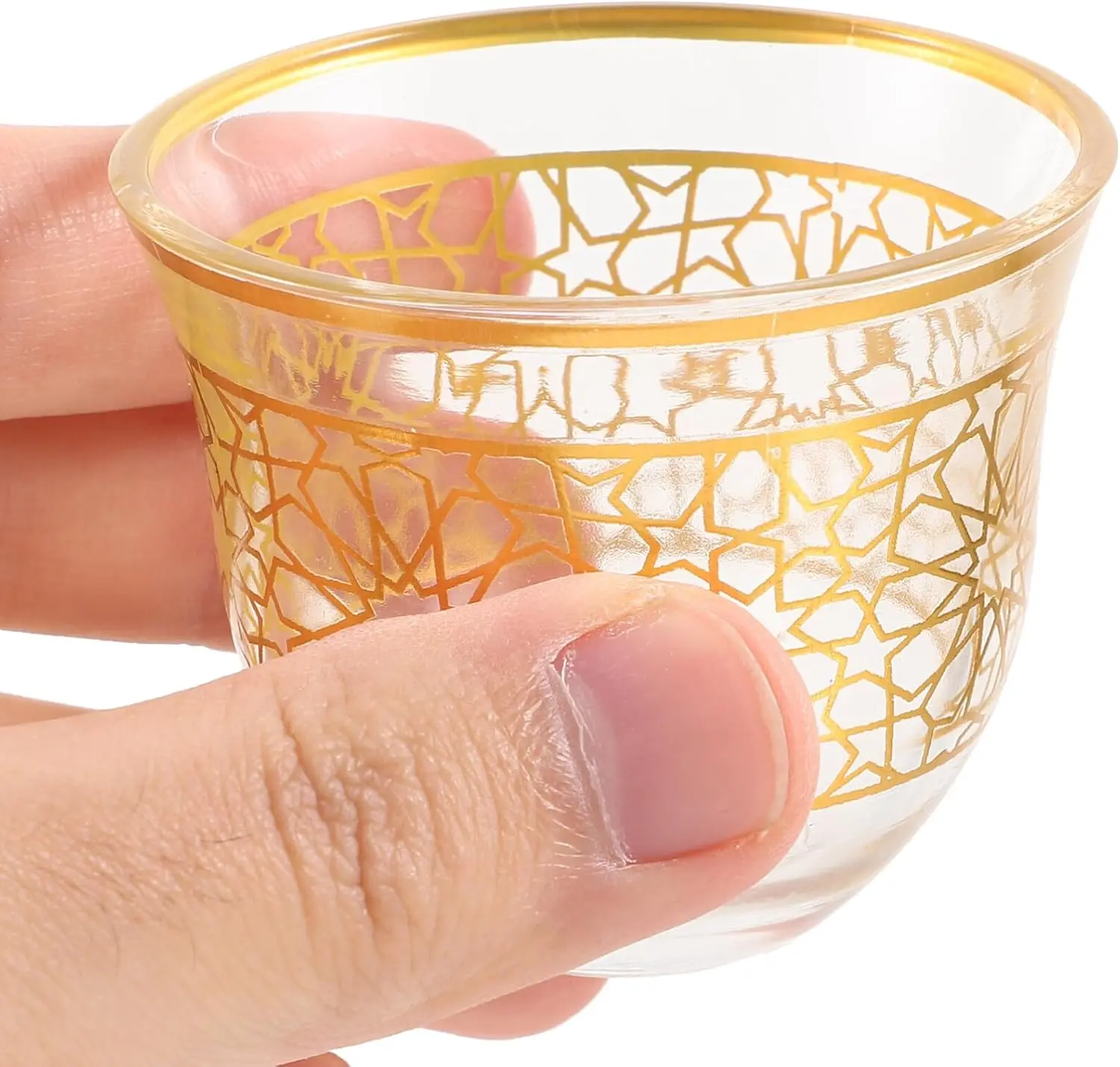 Turkish Tea Glasses Cups Set,Moroccan Tea Glasses, Gold Drinking Glasses,Tea Set,Women Party Arabi