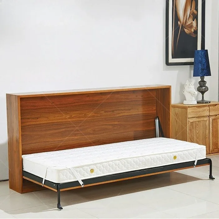 Invisible wall cabinet bed folding flap bed five accessories