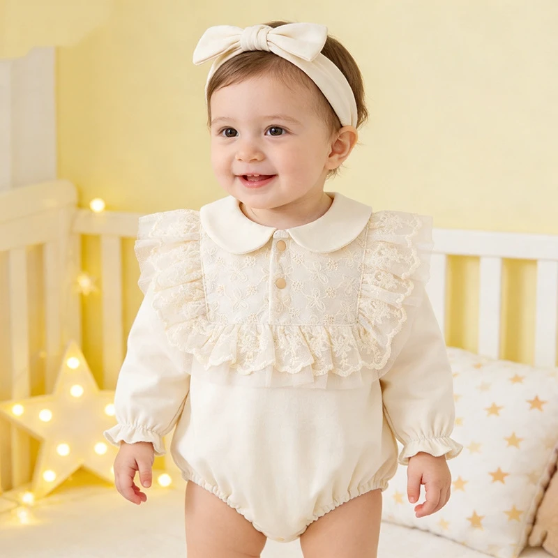 bodies-para-bebes-meninas-com-renda-e-gola-peter-pan-roupas-de-uma-peca-com-flores-doces-para-a-primavera