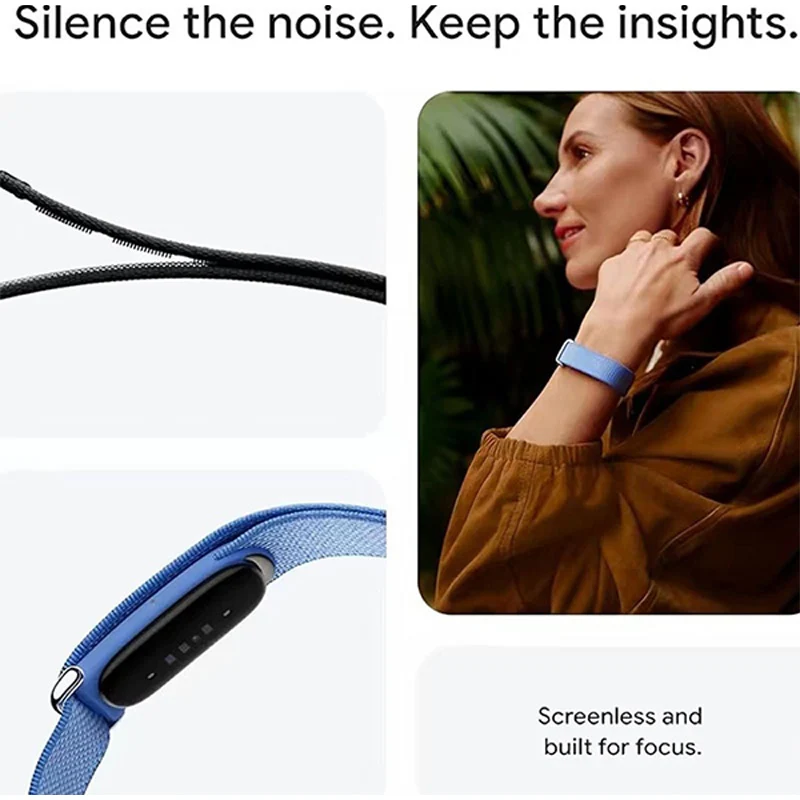 Hand-woven Nylon Watch Strap For Google Fitbit Air Exercise Breathable Loop Hook And Loop Wristband Soft Adjustable Bracelet