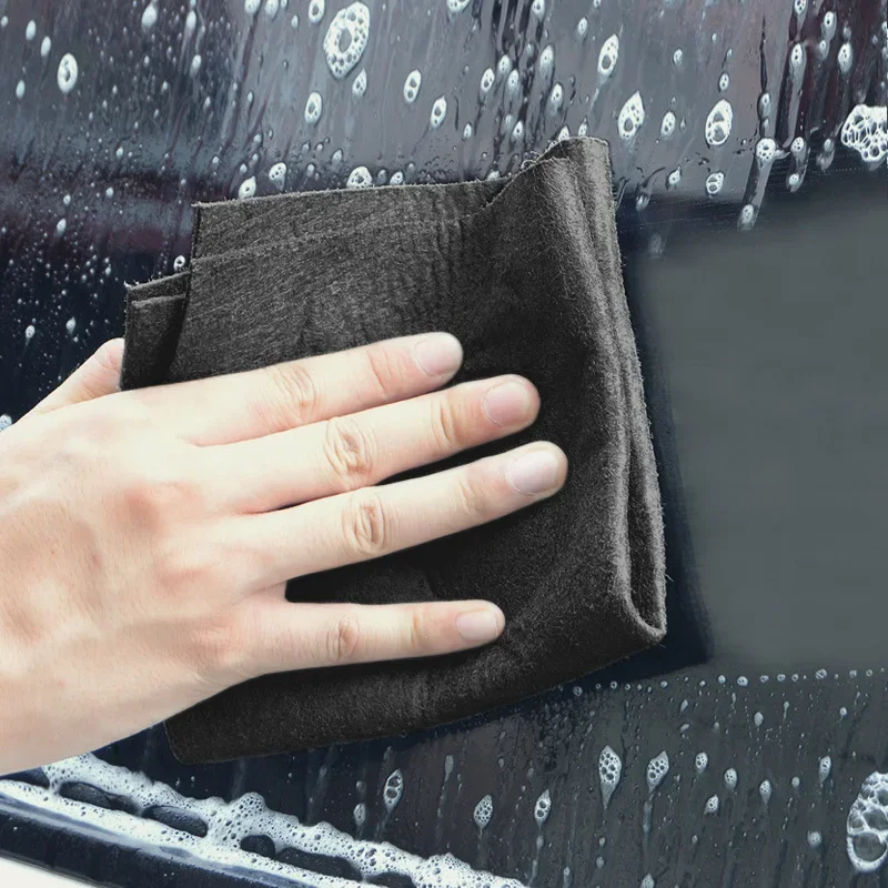 Thickened Magic Cloth Car Cleaning Cloth Watermark Glass Wiping Reusable Window Glass Cleaning Rag Kitchen Absorbent Washing