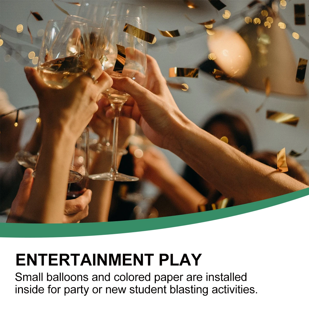 

Latex Balloon Confetti Filled Giant Party Balloon for Wedding Festival Game Activities Birthday Event Decoration