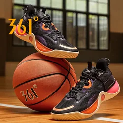 361 Degrees Ag LVL Up Men's Basketball Shoes Actual Training Cushioning Rebound Wear-resistant Anti-Slip Male Sneakers 672331115