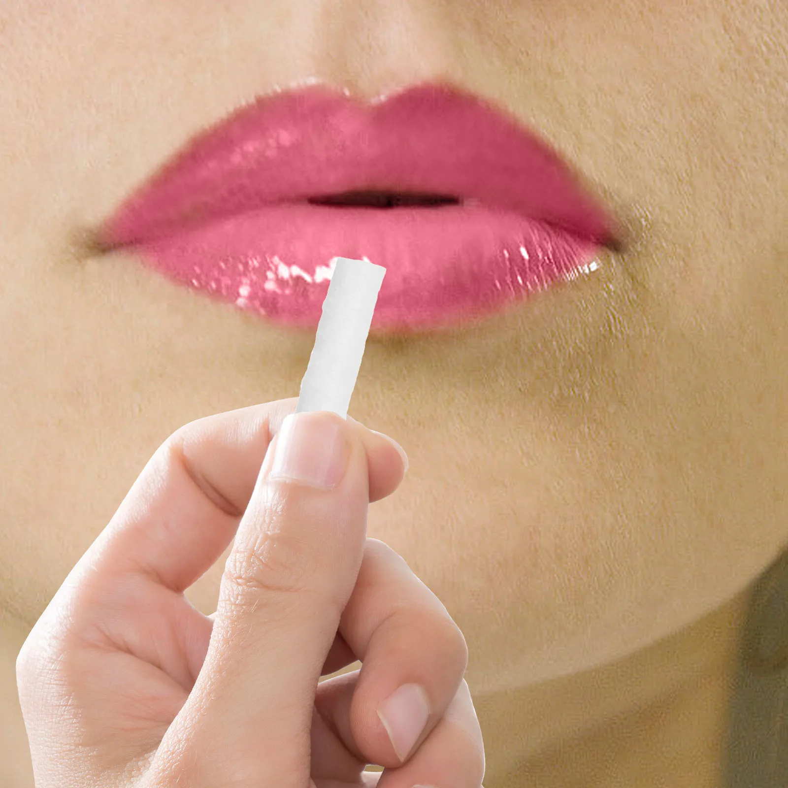 

50Pcs Lip Tattoo Stretching Stick Disposable Cotton Swabs Lip Blushing Supplies Beauty Salon Tools for Precise