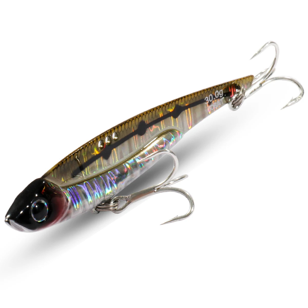 Gobait Vib Angel köder 20g 25g 30g Metall Jig sinkende Klinge Haken Spinner Löffel gegossen Vibration Kohlenstoffs tahl Tackle harten Köder