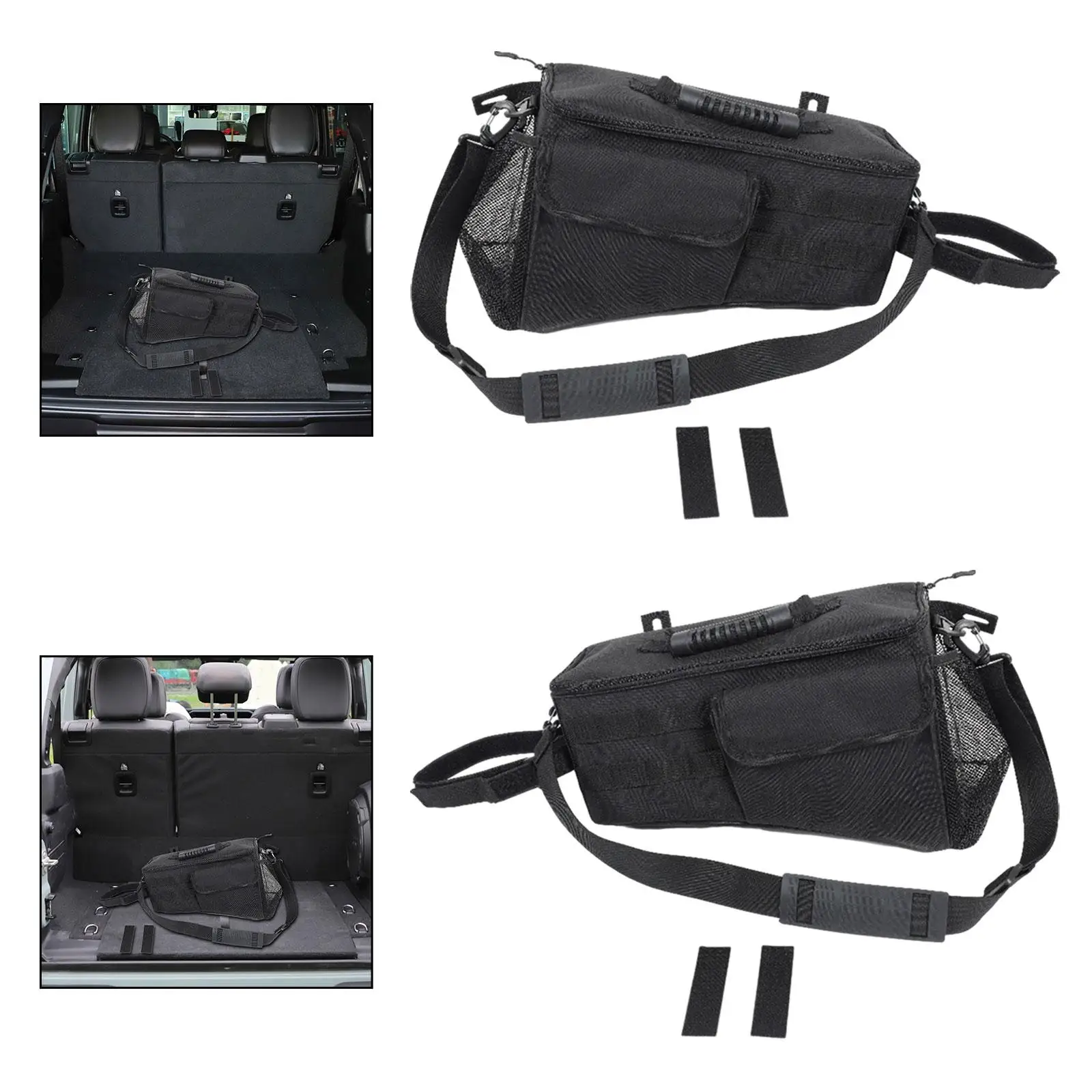 

Боковая сумка-органайзер для багажника автомобиля из водонепроницаемой ткани Оксфорд, экономит место, для Jeep JK JL 2007-2017