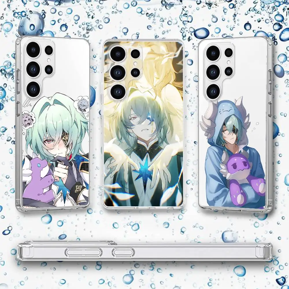 

Phone Case For Samsung Galaxy A,71,70,52,51,40,31,50,50S,30S,21S,12,10,Note20ultra Transparent Anaxa Honkai Cover