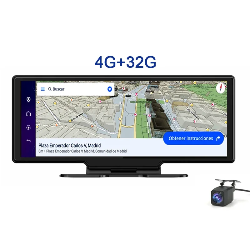 2026 10.26 Inch 4G+32G Car Dash Cam Android 8.1 ADAS 4G WiFi GPS Navigation 24H Remote Monitor 1080P Video Recorder Dual camera