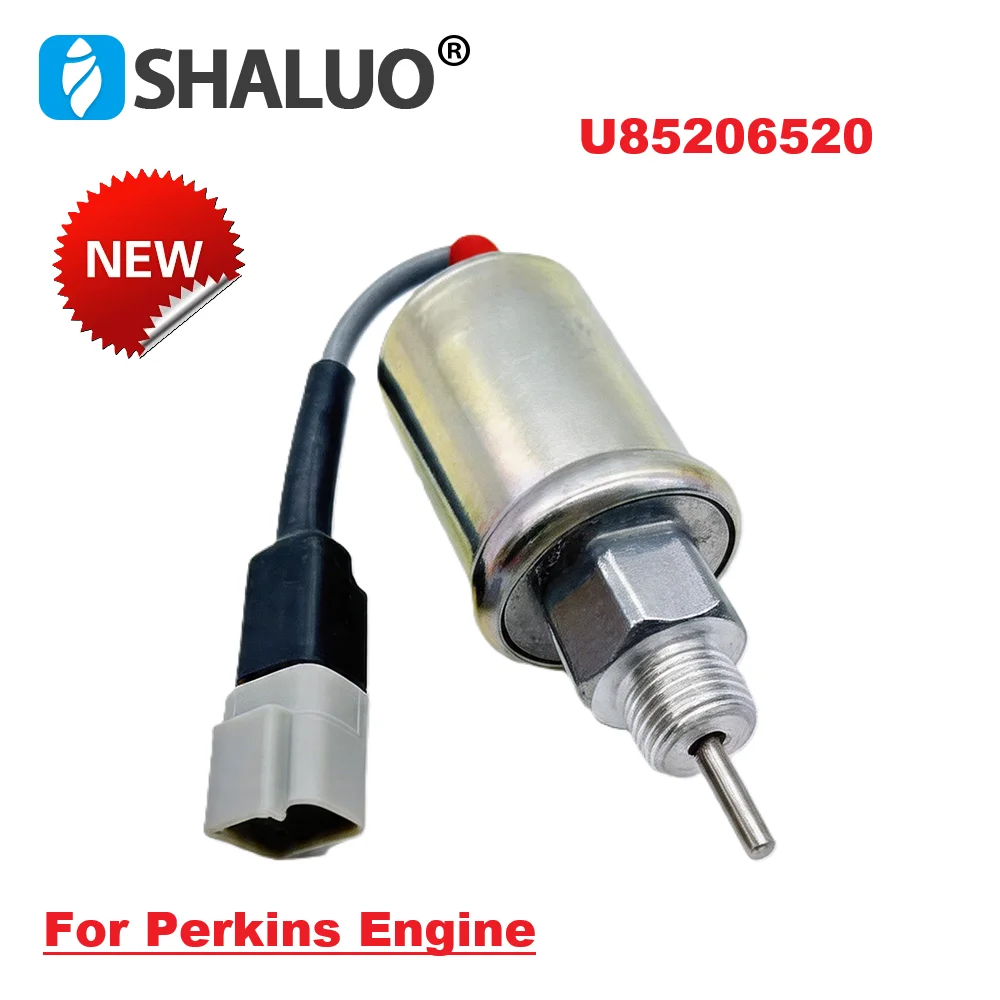 

Электромагнитный клапан остановки топлива 12V U85206520 для двигателей Perkins серий 2306, 402D, 403D, 404D, 404C, 403C