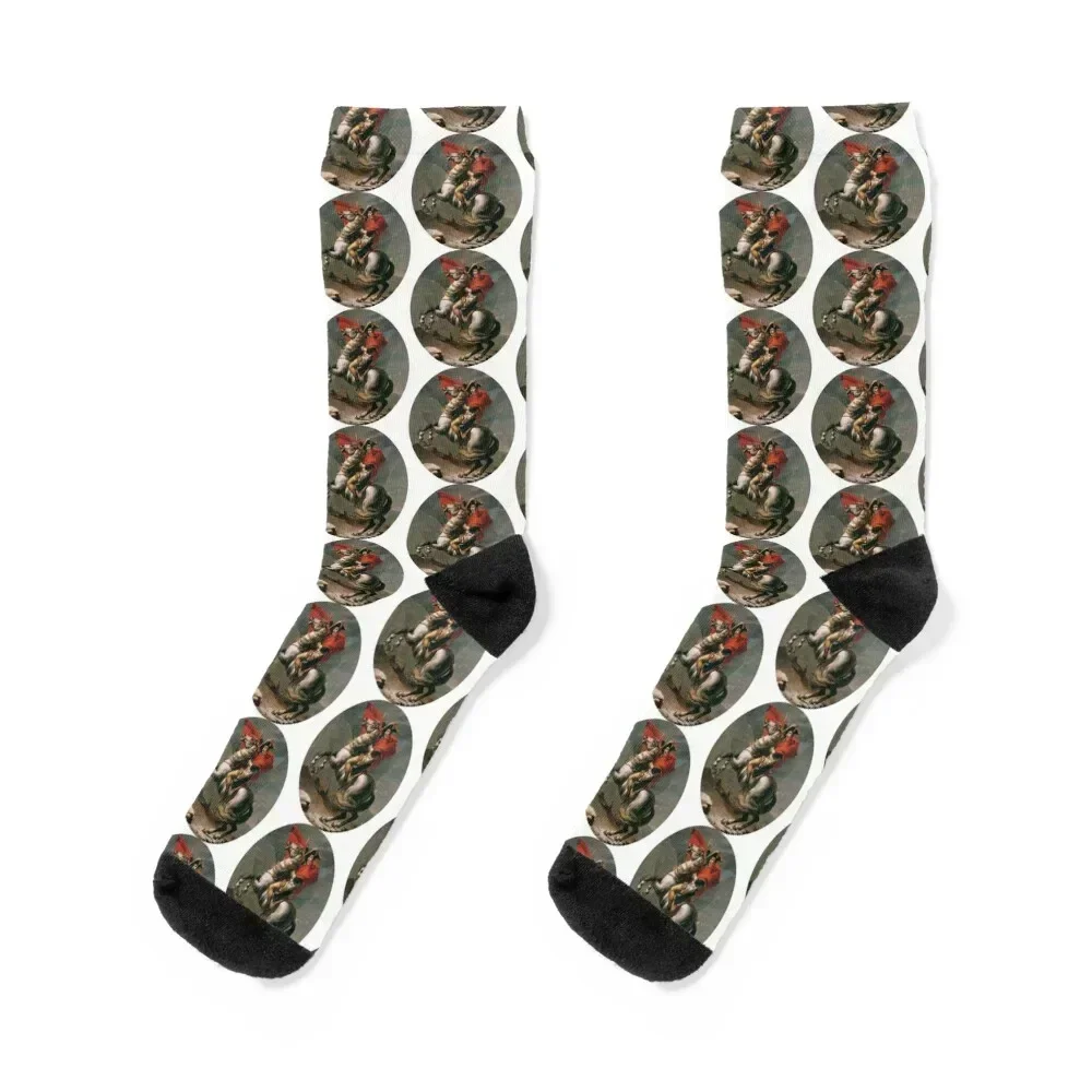

Napoleon Crossing the Alps Socks ankle Hiking boots summer winter Girl'S Socks Men's