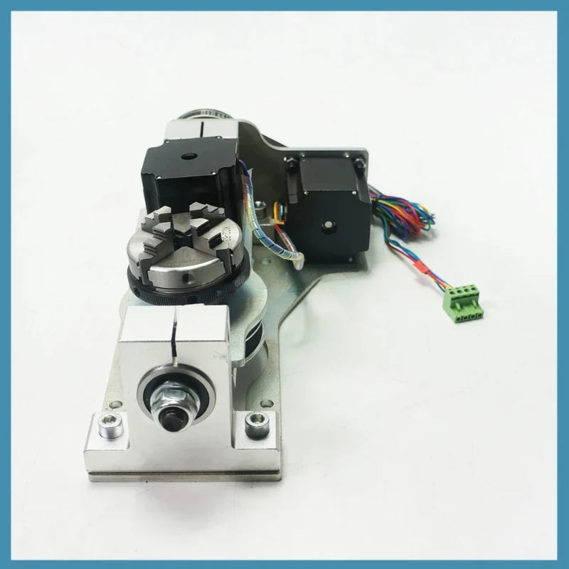 DIY CNC Router 4th Axis 5th A B Aixs Rotary Axis Center Height 55MM 4 Jaw Chuck 60mm 5 Axis CNC Engraving Machine Rotation Tools