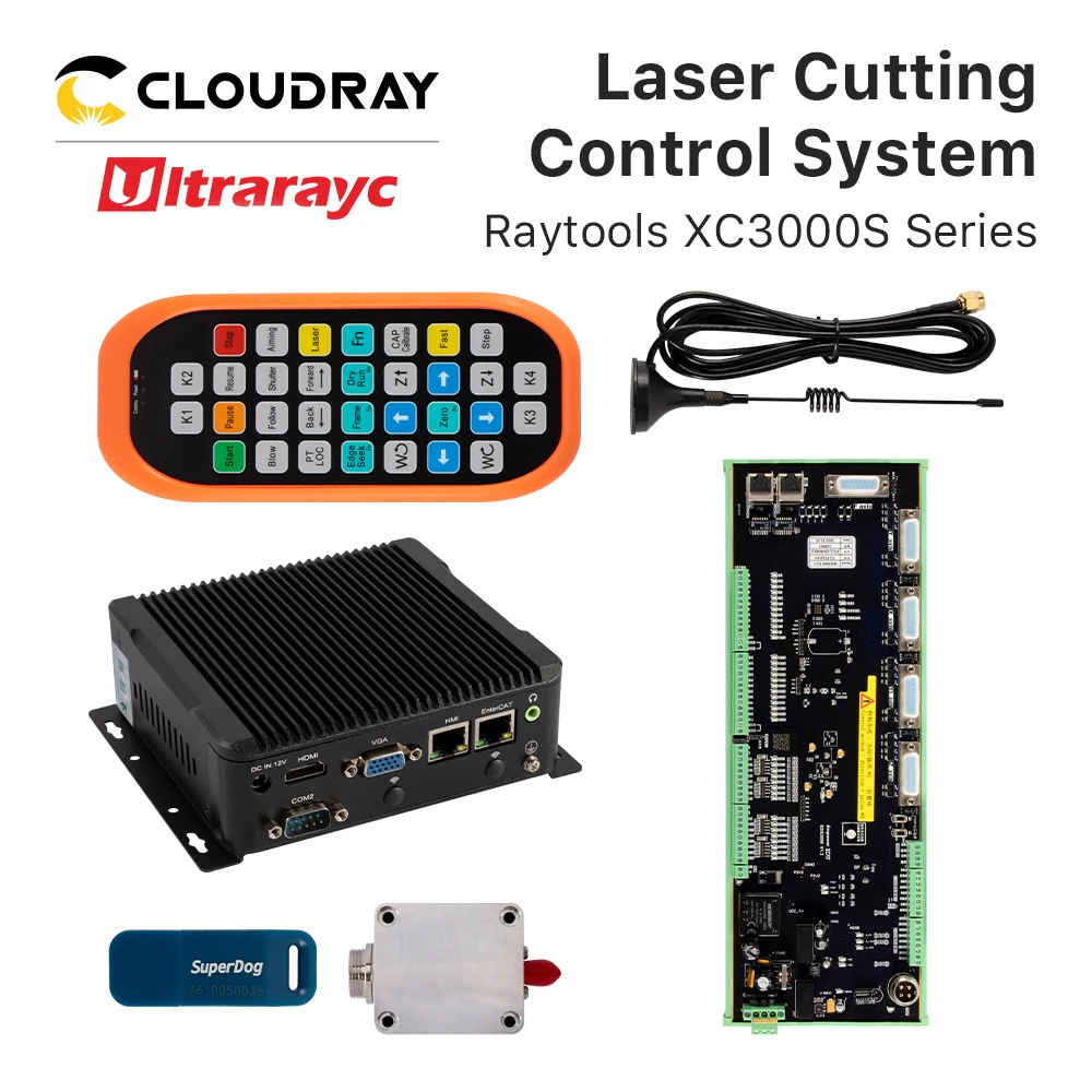 Ultrarayc Raytools Laser Cutting Control System XC3000S Series EtherCAT Connection or Pulse Connection