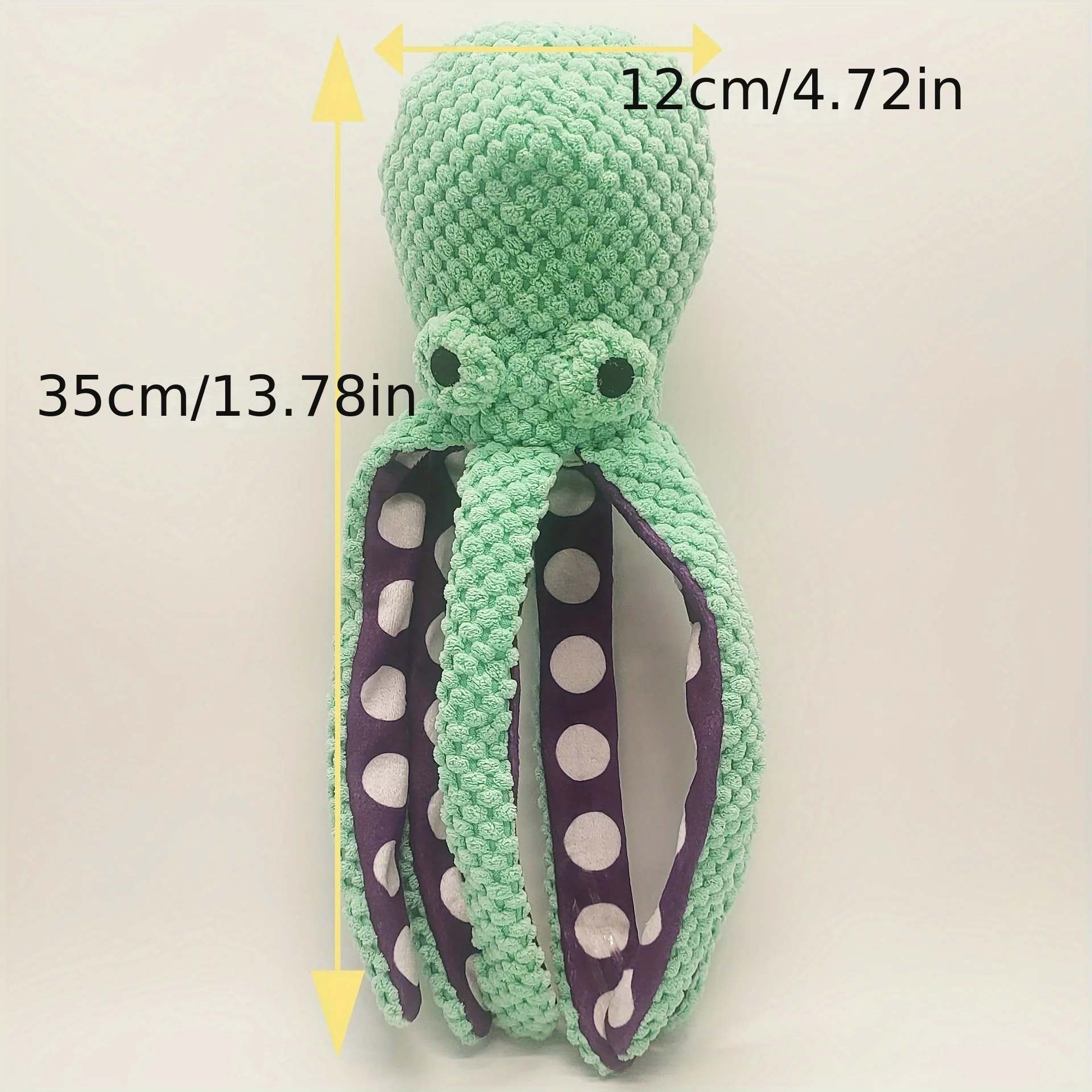 Squeaky Octopus Plush Dog Toy  - Indestructible Dog Chew Toy recension och pris