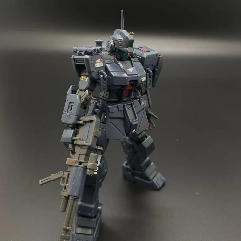 New JMS HG 1/144 Midnight Color RGM-79 Spartan Jim Water Patch Assembly Model Joint Mobile Mech Warrior Figure Toy Gift