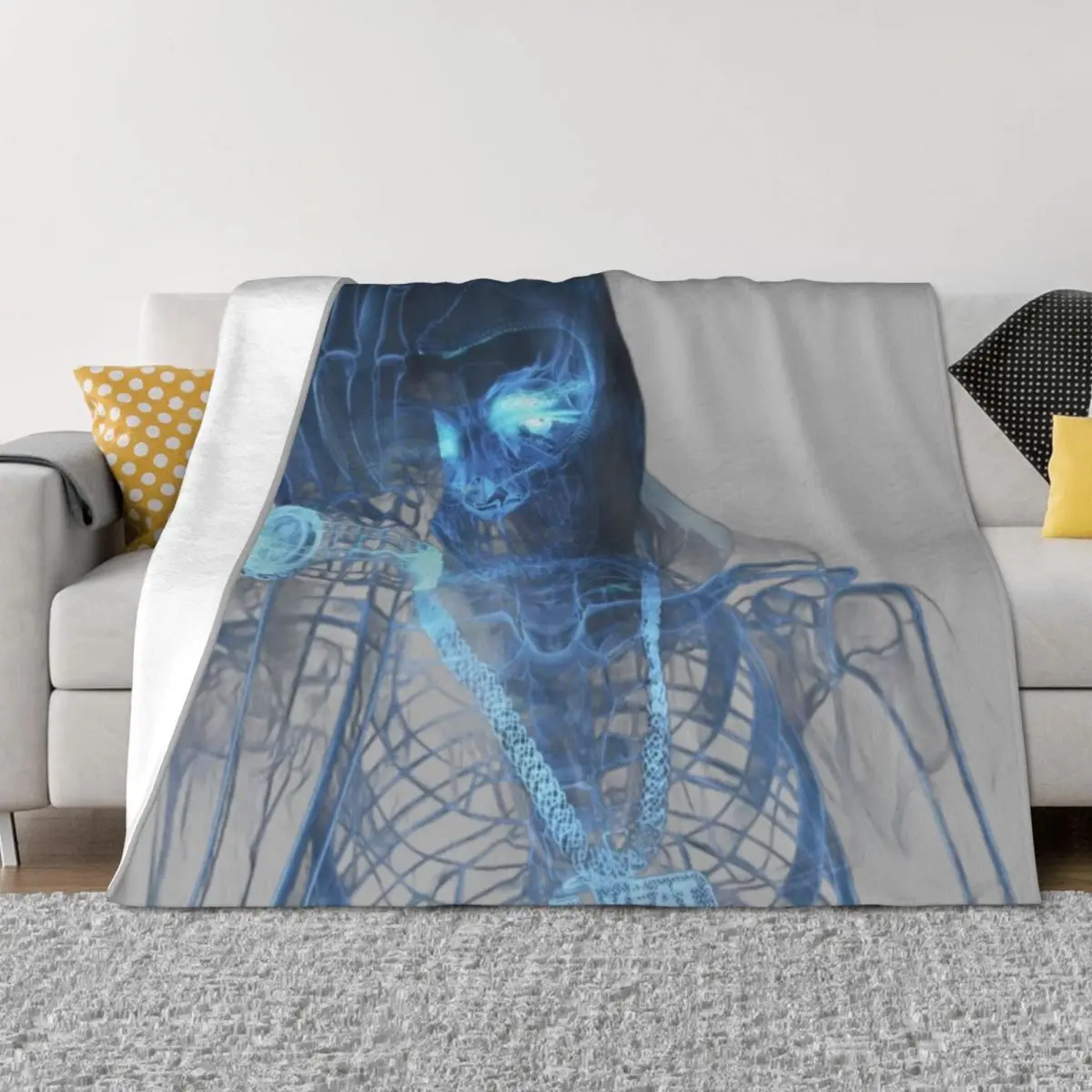 

Yeat xray design Throw Blanket Custom Luxury St Heavy Loose Blankets