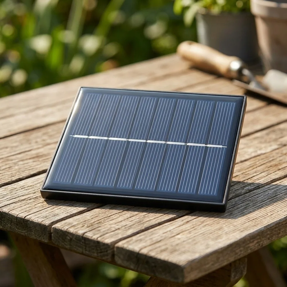 Solar Panel Charger 1W 4V for 2 AA Rechargeable Batteries Offering Efficient Charging with Polycrystalline Solar Cells