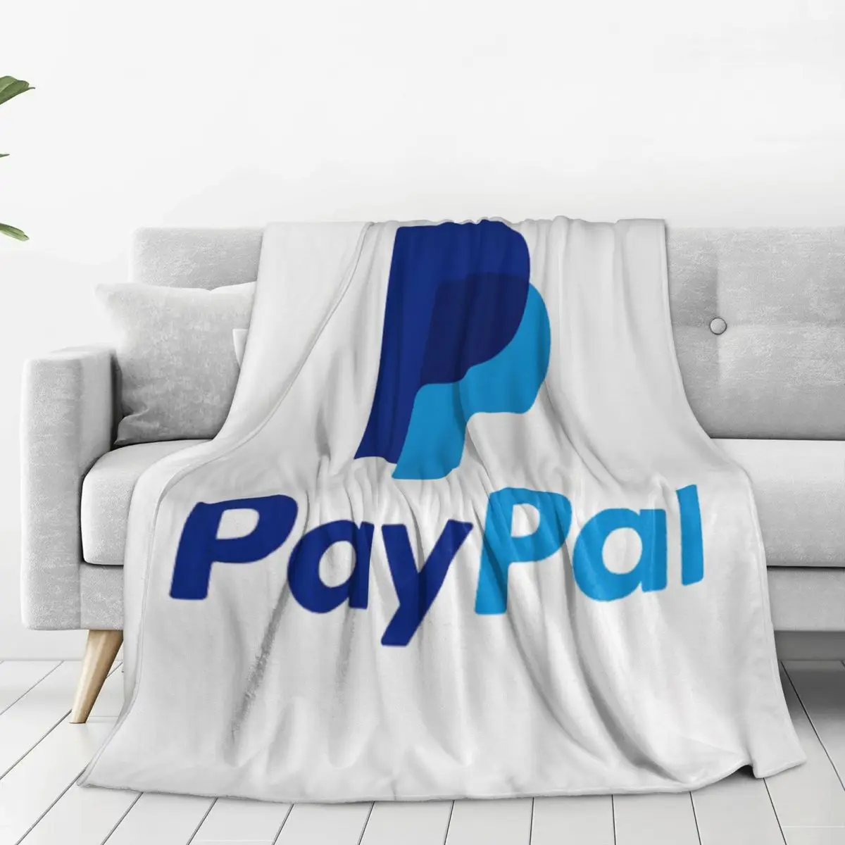 بطانية شعار باي بال ناعمة دافئة من الفلانيل بطانية رمي قطيفة للسرير وغرفة المعيشة والنزهات والسفر وأريكة المنزل