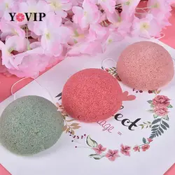 1PC Natural Konjac Konnyaku Puff Exfoliator Cleanse Konjac Sponge Face Wash Cleaning Sponge Makeup Konjac Sponge